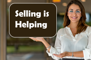 Selling is helping